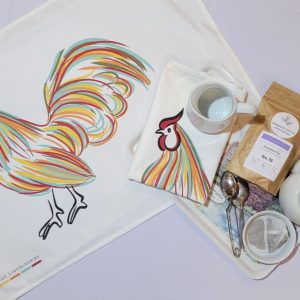 The Lincolnshire Buff Chicken Keyring - Image 2